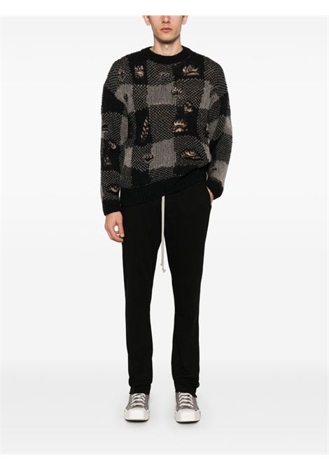 Black Berlin track trousers Rick owens drkshdw - men RICK OWENS DRKSHDW | DU01E3392RN09